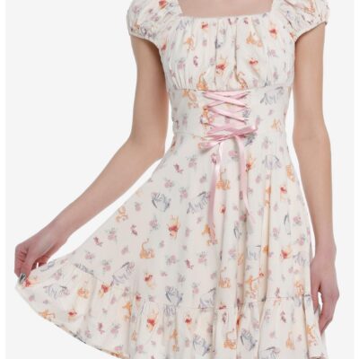 Disney Winnie The Pooh Lace-Up Dress