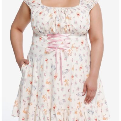 Disney Winnie The Pooh Lace-Up Dress Plus Size