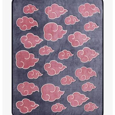 Naruto Shippuden Akatsuki Glow-In-The-Dark Throw Blanket