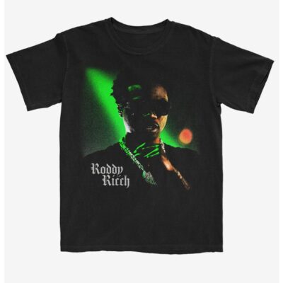 Roddy Ricch Green Light Portrait T-Shirt