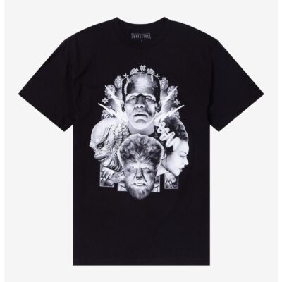 Universal Monsters Characters T-Shirt