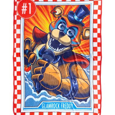 Five Nights At Freddy’s: Security Breach Glamrock Freddy Throw Blanket