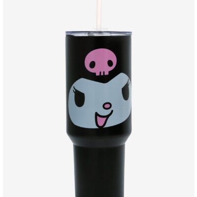 Kuromi Face Stainless Steel Travel Mug