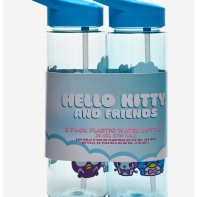 Hello Kitty And Friends Blue Water Bottle Set