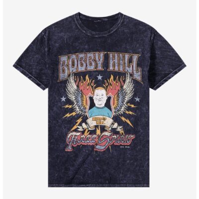 King Of The Hill Bobby Free Spirit Dark Wash T-Shirt