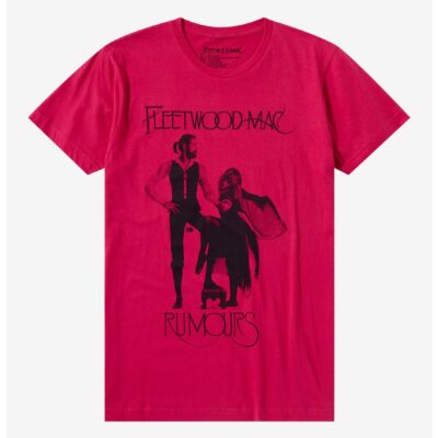 Fleetwood Mac Rumours Pink Boyfriend Fit Girls T-Shirt