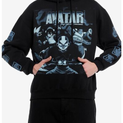 Avatar: The Last Airbender Blue Tone Group Hoodie