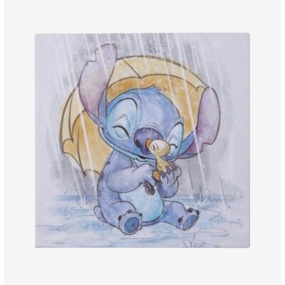 Disney Stitch Rainy Day Canvas Wall Art