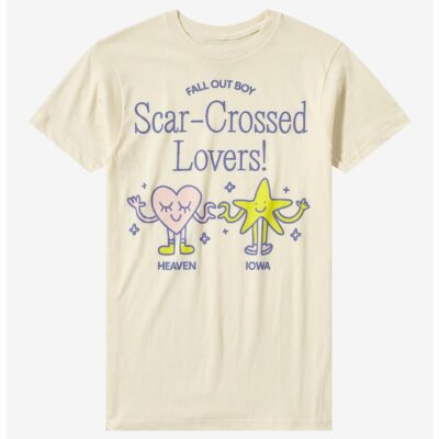 Fall Out Boy Scar-Crossed Lovers Boyfriend Fit Girls T-Shirt