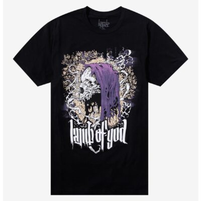 Lamb Of God Hooded Skeleton T-Shirt