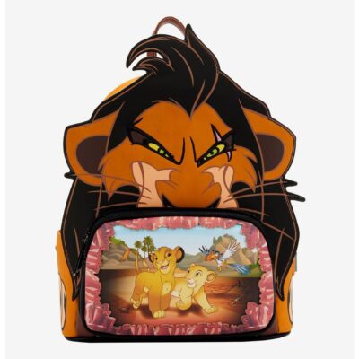 Loungefly Disney The Lion King Scar Villainous Scene Mini Backpack