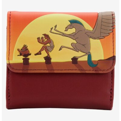 Loungefly Disney Hercules Sunset Training Mini Flap Wallet