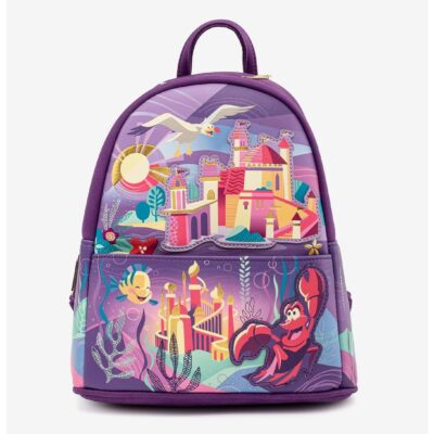 Loungefly Disney The Little Mermaid Ariel’s Castle Mini Backpack