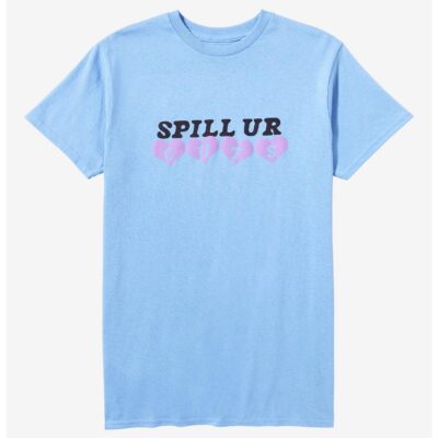 Olivia Rodrigo Spill Ur Guts Boyfriend Fit Girls T-Shirt