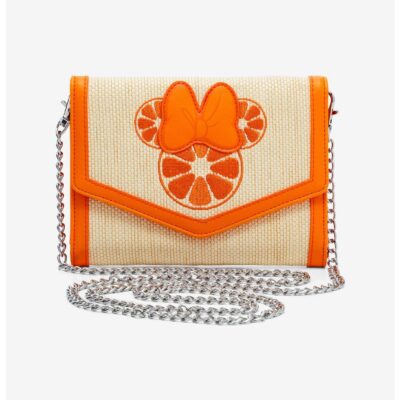 Disney Minnie Mouse Citrus Woven Crossbody Bag