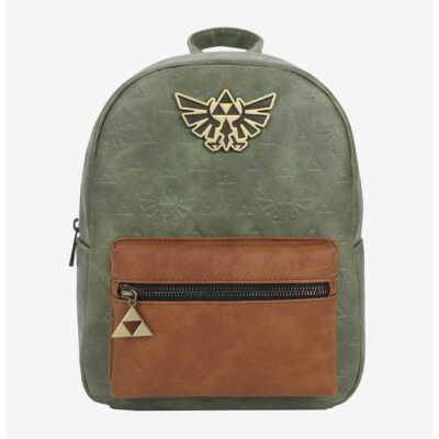 The Legend Of Zelda Symbols Debossed Mini Backpack