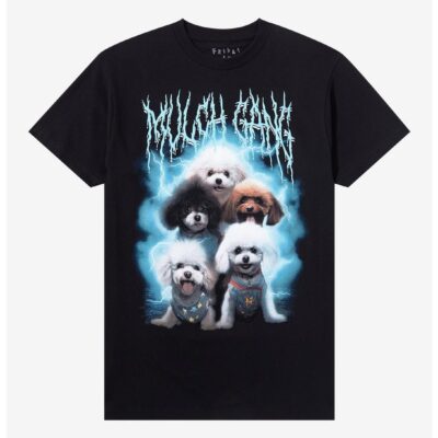 Mulch Gang Cute Dogs T-Shirt By Friday Jr.