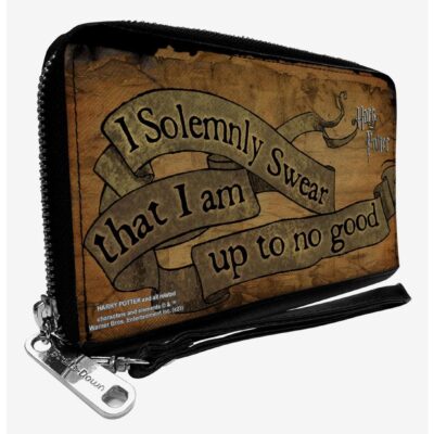 Harry Potter I Solemnly Swear That I Am Up To No Good Zip Around Wallet