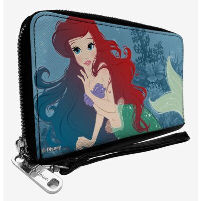 Disney The Little Mermaid Ariel Reef Zip Around Wallet