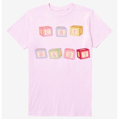 Melanie Martinez Cry Baby Blocks Boyfriend Fit Girls T-Shirt